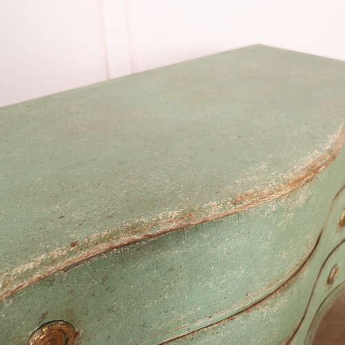 Danish Serpentine Front Chest of Drawers For Sale - Image 12 of 13