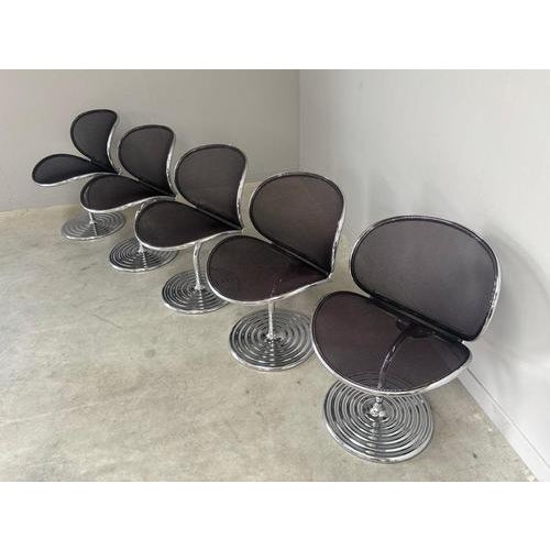 O-Line Dining Chairs by Herbert Ohl for Wilkhahn, 1980s, Set of 5 For Sale - Image 3 of 15