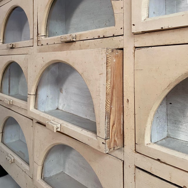 Large Italian Chest of Drawers in Wood and Glass, 1930s For Sale - Image 14 of 18
