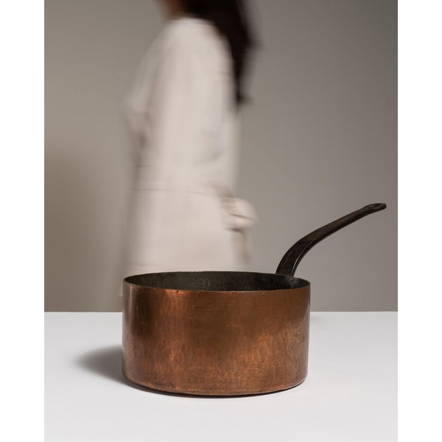 19th Century Belgium Terra Cotta Copper Serving Piece For Sale - Image 10 of 15