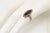 Antique Victorian 14k Gold Garnet and Seed Pearl Navette Ring, Size 5 For Sale - Image 11 of 12