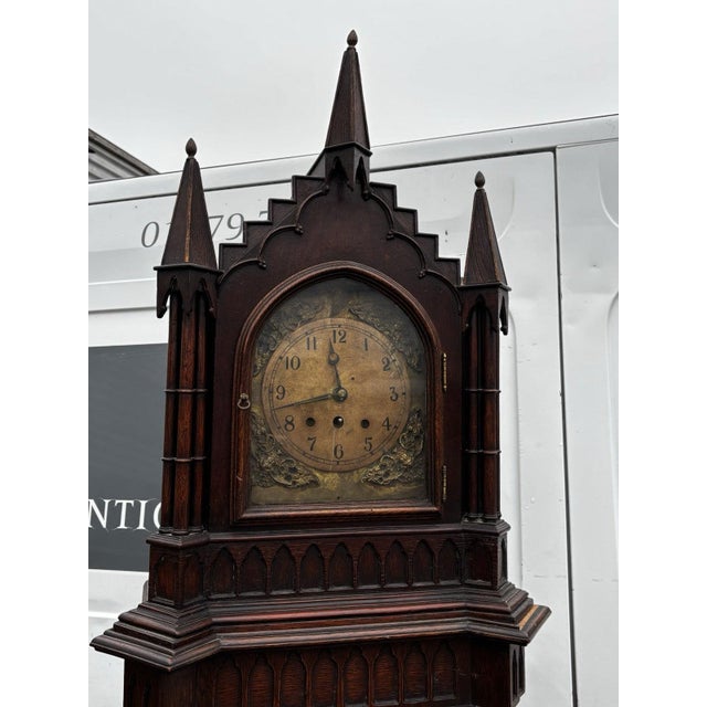 Gothic Fusee Bracket Clock on Pedestal For Sale - Image 18 of 18