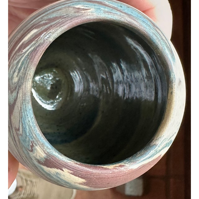 Arts & Crafts Niloak Cabinet Vase For Sale - Image 4 of 5