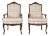 Pair of Vintage Louis XV Provincial Style Walnut Fauteuils For Sale