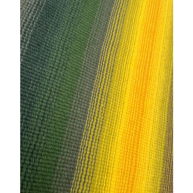 Mid-Century Modern Wool Wall Hanging Tapestry with Rentukka Colors Design by Ulpu Räty, Tampere, Finland, 1960s For Sale - Image 11 of 18