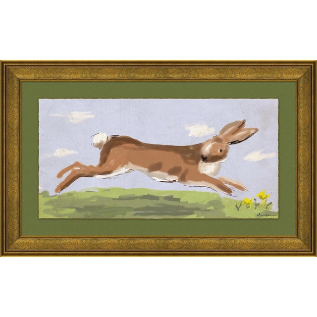Contemporary Rabbit By Dana Gibson, Framed Art Print For Sale - Image 3 of 3