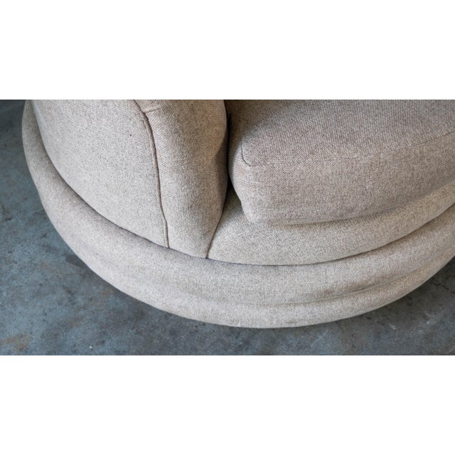 1990s Postmodern Custom Vladimir Kagan Style Designer Sofa For Sale - Image 9 of 18