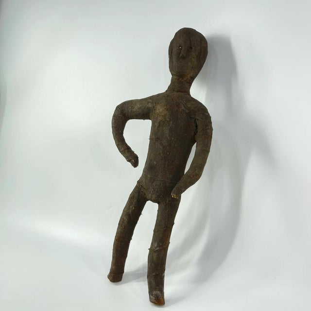 The Pere figure is made from wood, and wrapped in leather and fabric, and sealed with a substance. The Pere Figure,...