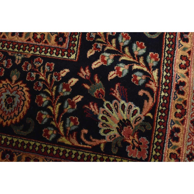 Sarouk Rug 9’11” X 13′ Pink Wool Traditional Hand-Knotted Oriental Carpet For Sale - Image 4 of 15