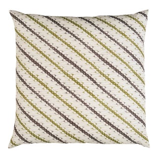Ronnie Pillow Cover in Green/Brown, 20x20 Pillow For Sale