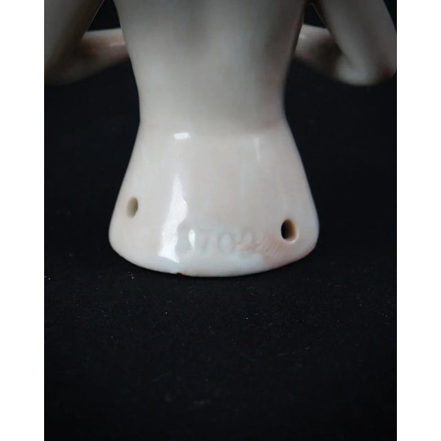 1920s Dancer Half-Figurine in Porcelain, Germany, 1920s For Sale - Image 5 of 8