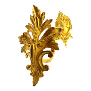 Late 18th Century Gilt Bronze Coat Hanger For Sale