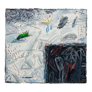 Elfi Schuselka Abstract Composition Oil on Canvas