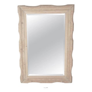 Large Antique English Carved Pine Mirror, 1860 For Sale