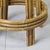 Wood Italian Stool in Bamboo Rattan, 1960s For Sale - Image 7 of 10