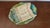 Antique Majolica Asparagus Server Set, Ceramic Drainer & Platter, French Country Kitchen, Green Glaze Serving Dish For Sale - Image 9 of 11
