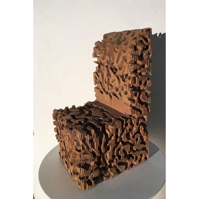 Urano Palma, Chair Sculpture, 1985, Wood For Sale - Image 4 of 18
