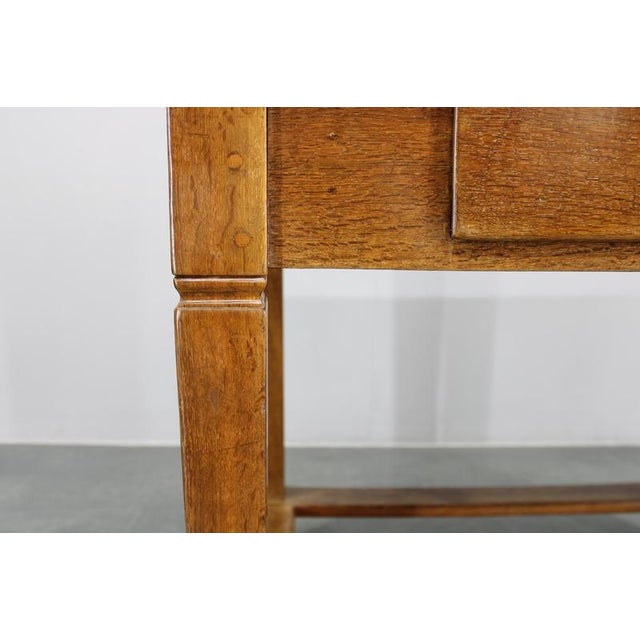 Oak Table, Former Czechoslovakia, 1930s For Sale - Image 9 of 18