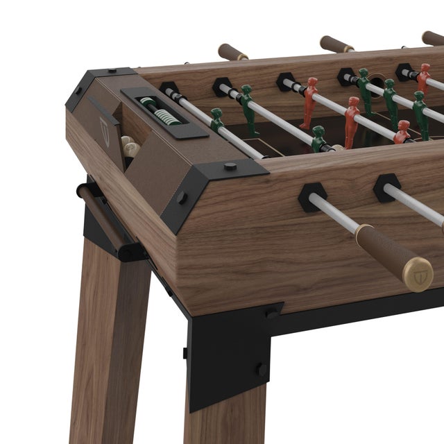 Chesterfield Foosball Table by Wood Tailors Club For Sale - Image 10 of 17