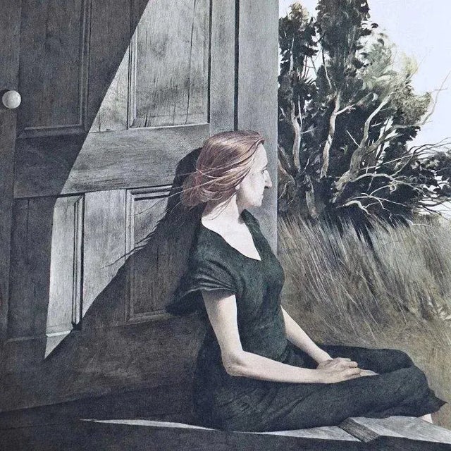 Paper Vintage Andrew Wyeth by Richard Meryman First Edition Art Book For Sale - Image 7 of 10