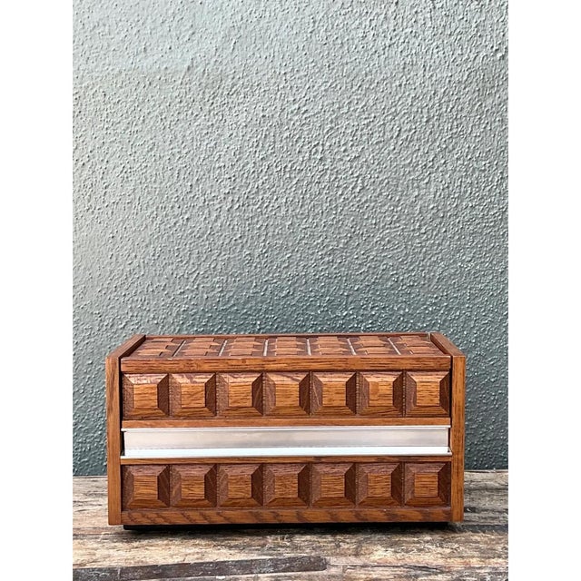 Retro Wood Telephone Box For Sale - Image 10 of 12