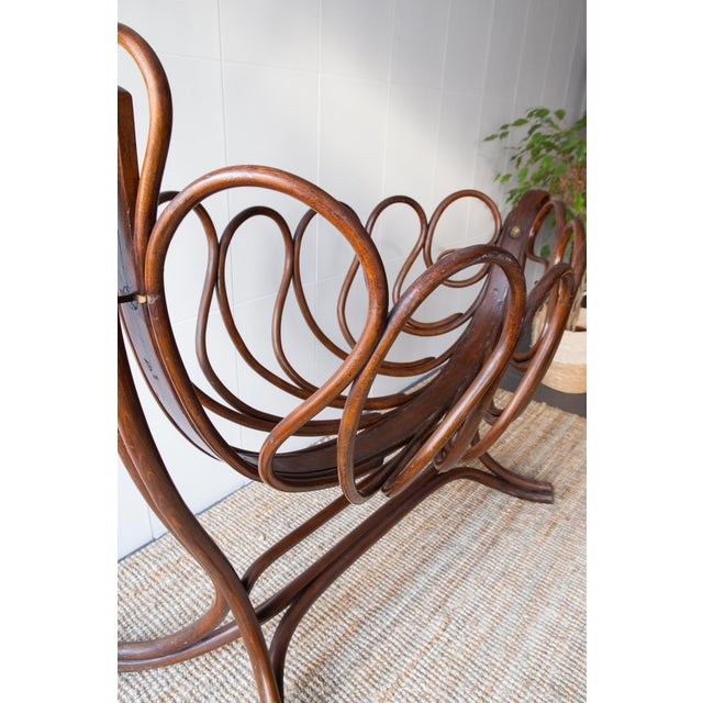 Child Cradle by Jacob & Josef Kohn for Thonet, 1895 For Sale - Image 9 of 12