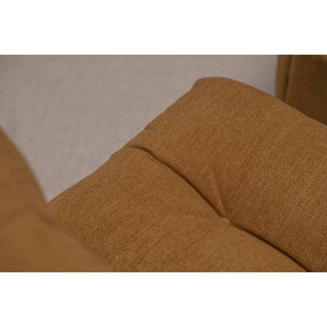 Kimba Easy Chair with Ottoman, Ligne Roset, 1973 by Michel Ducaroy for Ligne Roset, 1970s, Set of 2 For Sale - Image 9 of 18