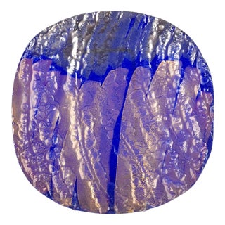 Sculptural Glass in Intense Cobalt Blue, 1993 For Sale
