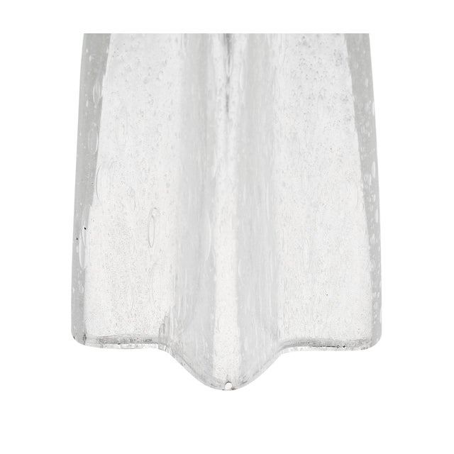 Silver Leaf Murano Pulegoso Glass Lamps - a Pair For Sale In Austin - Image 6 of 10