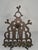 Antique Moroccan Jewish Hanukkah Menorah Lamp | 19th C North African Cast Brass For Sale - Image 4 of 11