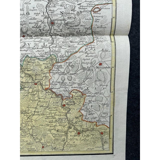 Lotter Tobias Conrad, Augsburg Hesse-Cassel the Neighboring Countries, 1761, Oil on Canvas For Sale - Image 9 of 13