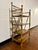 Antique English Scorched or Burnt Bamboo Etagere / Bookcase Shelving For Sale - Image 9 of 9