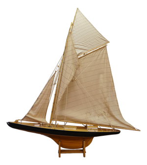 Vintage Columbia Americas Cup Nautical Sailboat Yacht Model 47"
