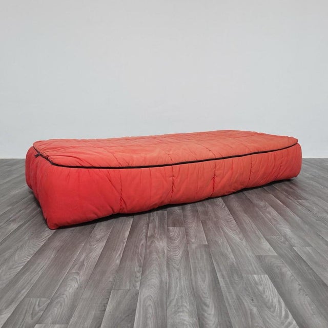 Textile Modernist Single Bed attributed to Cini Boeri for Arflex, 1972 For Sale - Image 7 of 18