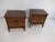 Pair of vintage night stands Circa 1940's Made out of walnut wood , original condition just refurbished to look clean...