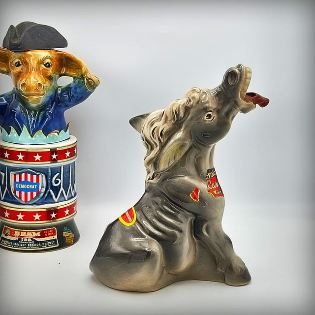 Zoomorphic Donkey Bottle in Ceramic by Casa Nuova Boccaccio, Italy, 1960s For Sale - Image 12 of 16