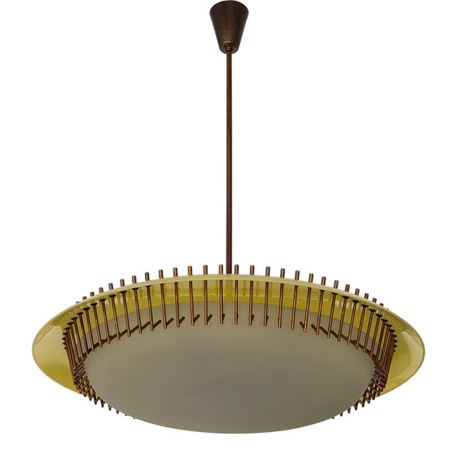 Angelo Lelii "12697" Ceiling Lamp for Arredoluce, 1958 For Sale