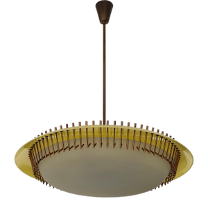 Angelo Lelii "12697" Ceiling Lamp for Arredoluce, 1958