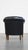 English Black Cowhide Leather Club Chair For Sale - Image 4 of 12