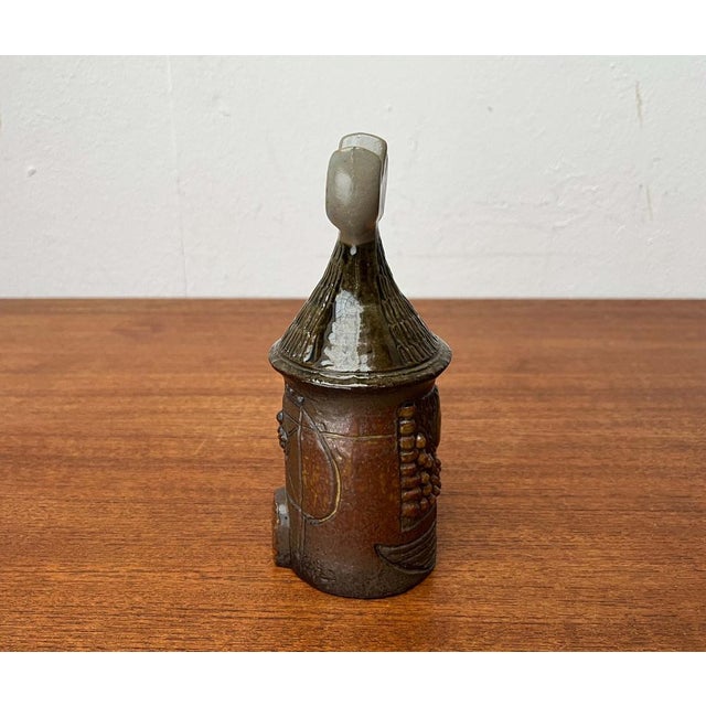 Mid-Century Modern Swedish Studio Pottery Bagdad Series House 2 by Bertil Vallien for Gustavsberg 1960s For Sale - Image 13 of 18