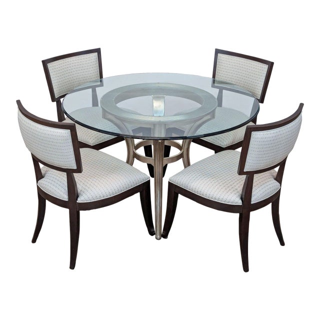 Ethan Allen Contemporary 5-Piece Dining Set For Sale