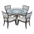 Ethan Allen Contemporary 5-Piece Dining Set For Sale