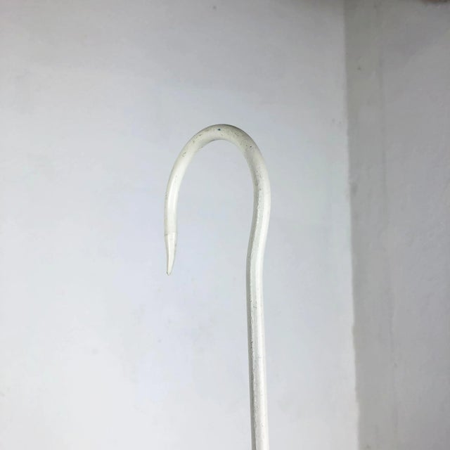Mid-Century Modern French Metal Umbrella Stand in the style of Mathieu Matégot, 1960s For Sale - Image 12 of 18