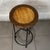 Vintage High Stool in Metal, Leather and Rattan, 1970s For Sale - Image 3 of 11