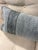 Textured Gray Bolster Pillow For Sale - Image 4 of 12