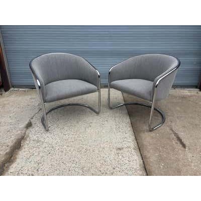 Thonet Chrome Lounge Chairs designed by Anton Lorenz For Sale In Philadelphia - Image 6 of 10