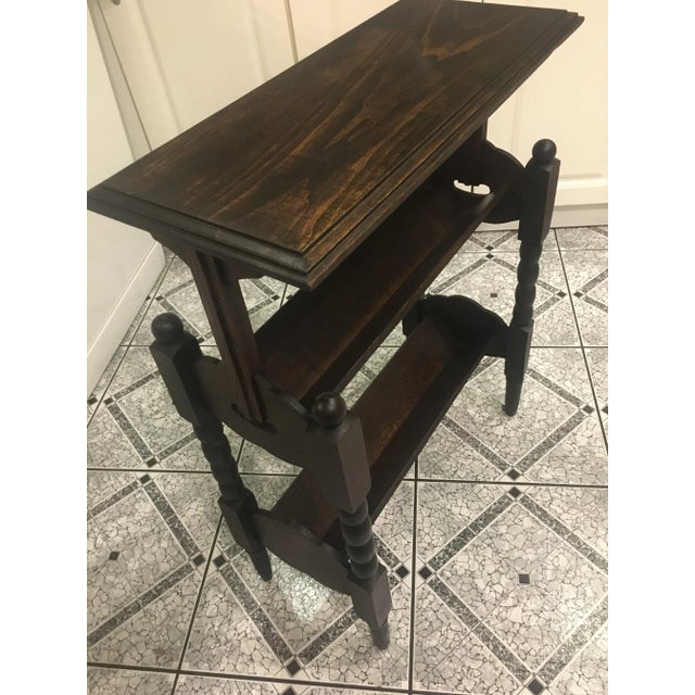 Side Table with Magazine Shelf, 1950s For Sale - Image 9 of 18