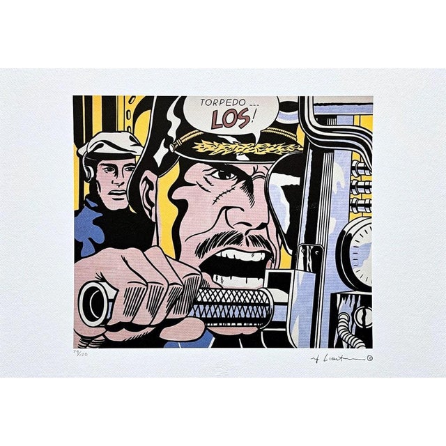 After Roy Lichtenstein, "Torpedo Los", 1990s, Silk-Screen For Sale