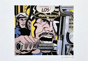 After Roy Lichtenstein, "Torpedo Los", 1990s, Silk-Screen
