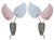 Floral Wall Lights in Acrylic Glass & Brass from Geru Lights, 1950s, Set of 2 For Sale